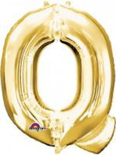 Picture of GOLD LETTER Q FOIL BALLOON